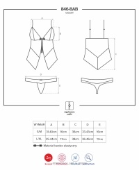 Комплект Obsessive 846-BAB-1 BABYDOLL